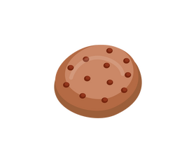 Chocolate buns clipart