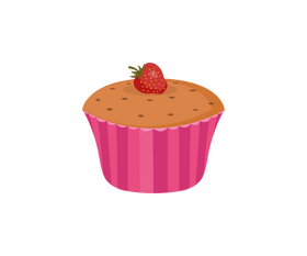 Muffin cartoon clipart