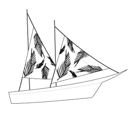 Sailing ship free black and white clipart