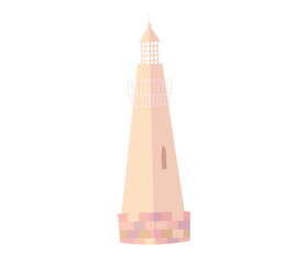Cartoon lighthouse clipart