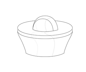 Chocolate black and white clipart