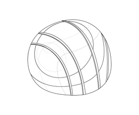 Chocolate truffle black and white clipart