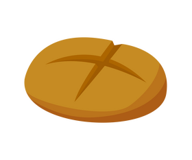 Round bread free clipart