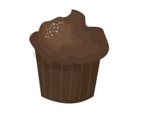 Muffin drawing clipart