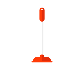 Cartoon small mop clipart