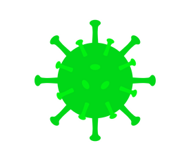 Cartoon virus clipart