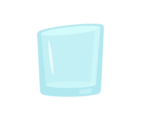Lowball glass illustration clipart