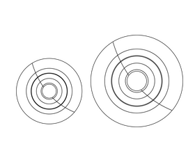 Free barbell discs black and white clipart