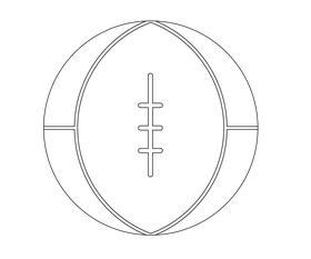 Fitness pink ball black and white clipart