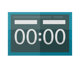 Basketball scoreboard clipart