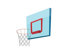Basketball Backboard illustration clipart