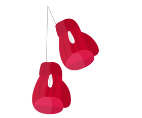 Cartoon boxing gloves clipart