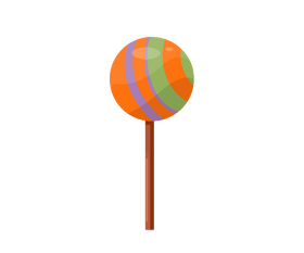 Halloween lollipop clipart