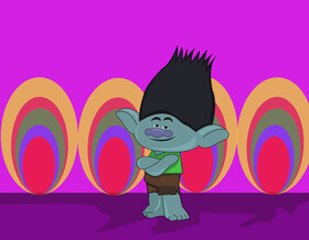 Trolls cartoon drawing vector