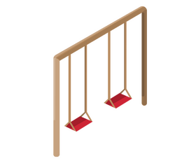 Swing set clipart