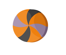 Halloween lollipops clipart