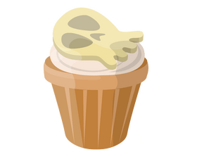 Free halloween cupcake clipart