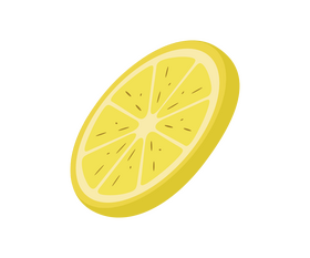 Lemon slice clipart