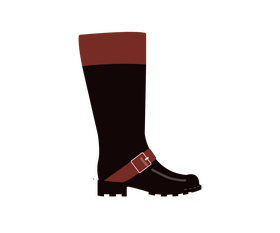 Women boots clipart