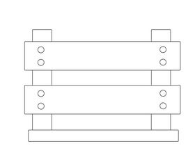 Crate wooden box illustration black and white clipart