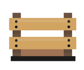 Crate wooden box illustration clipart