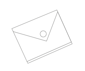 Envelope free black and white clipart