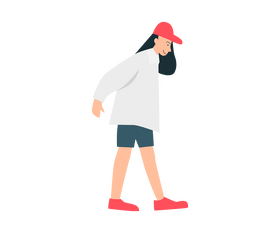 Woman drawing clipart