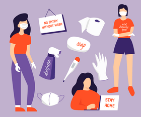 Coronavirus protection vector