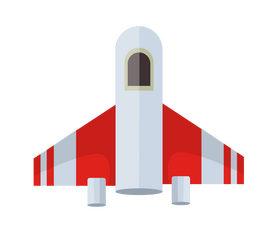 Spaceship illustration clipart
