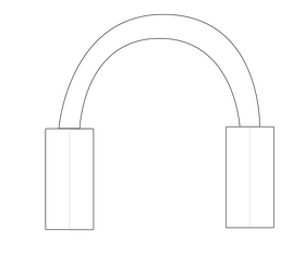 Free headphones black and white clipart