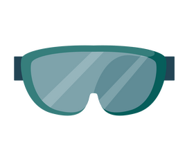 Ski goggles free clipart