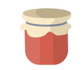 Jam jar clipart