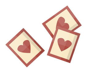 Love cards clipart