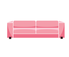 Cartoon sofa clipart