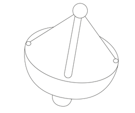 Satellite dish black and white clipart