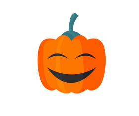 Smiling pumpkin illustration clipart