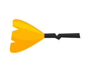 Witch broom illustration clipart