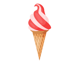 Swirl ice cream clipart
