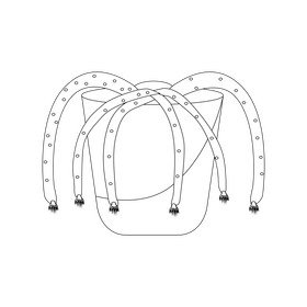 Hylocereus cactus black and white clipart