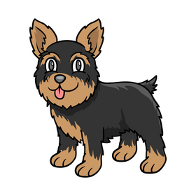 Yorkie clipart