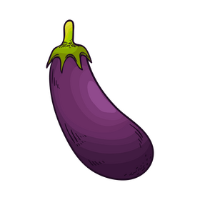 Aubergine clipart