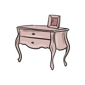 Classic Chest of Drawers clipart