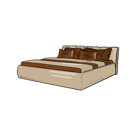 Double Bed clipart
