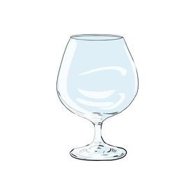 Snifter Glass clipart
