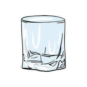 Old Fashioned Glass clipart