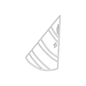 Party Cap black and white clipart