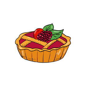 Fruit Pie clipart
