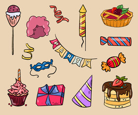 Party Set vector