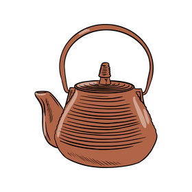 Japanese Teapot clipart