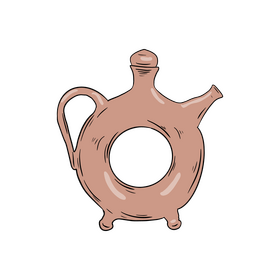 Round Wine Pottery clipart